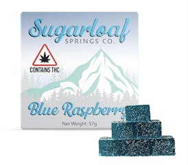 Sugarloaf Springs Co. Blue Raspberry Gummies - 100mg 20ct