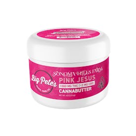 Big Pete's Pink Jesus Cannabutter - Sativa Hybrid 1000mg THC