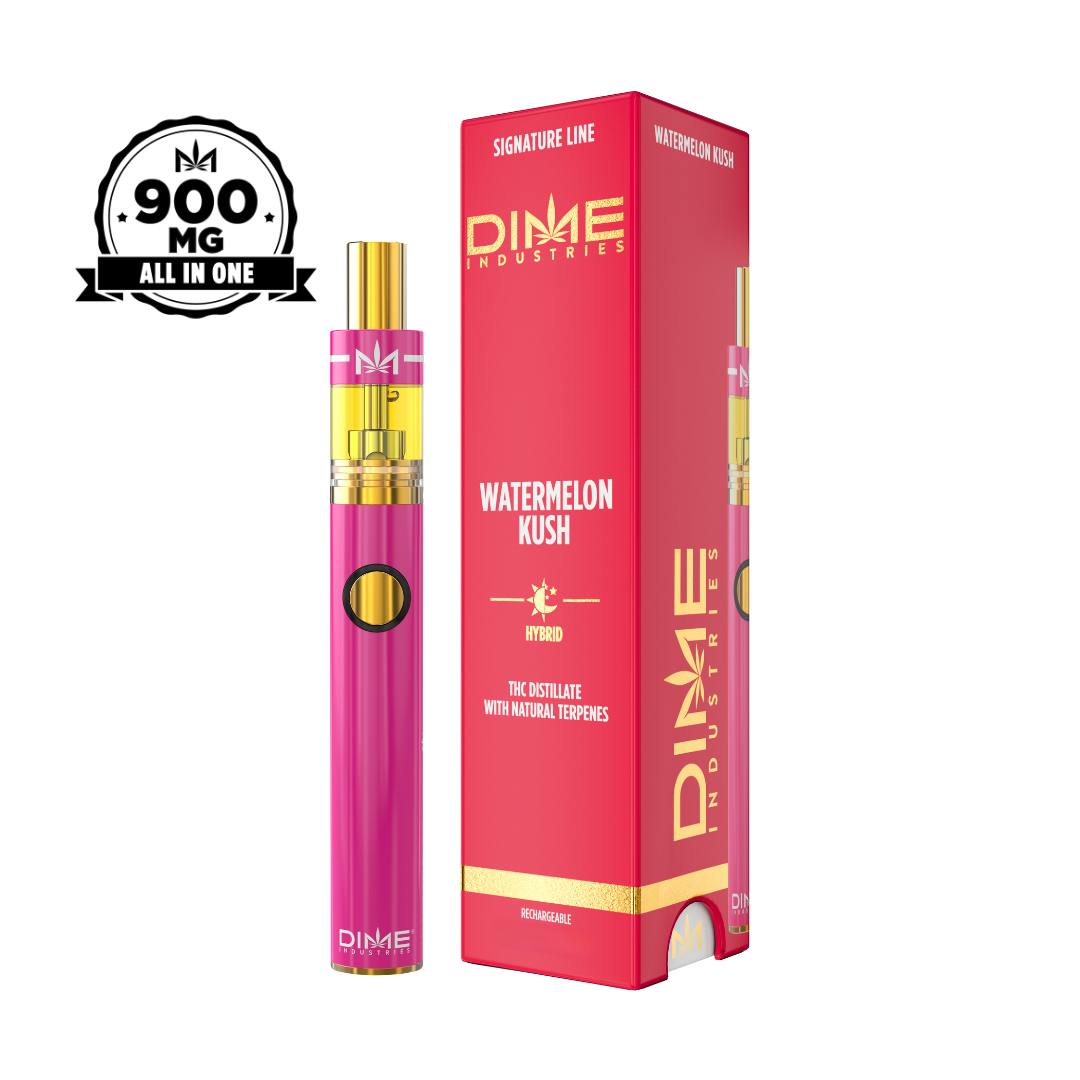 Dime Industries | Watermelon Kush | Disposable | 900mg at Seed of Life Labs | Miles City Dispensary
