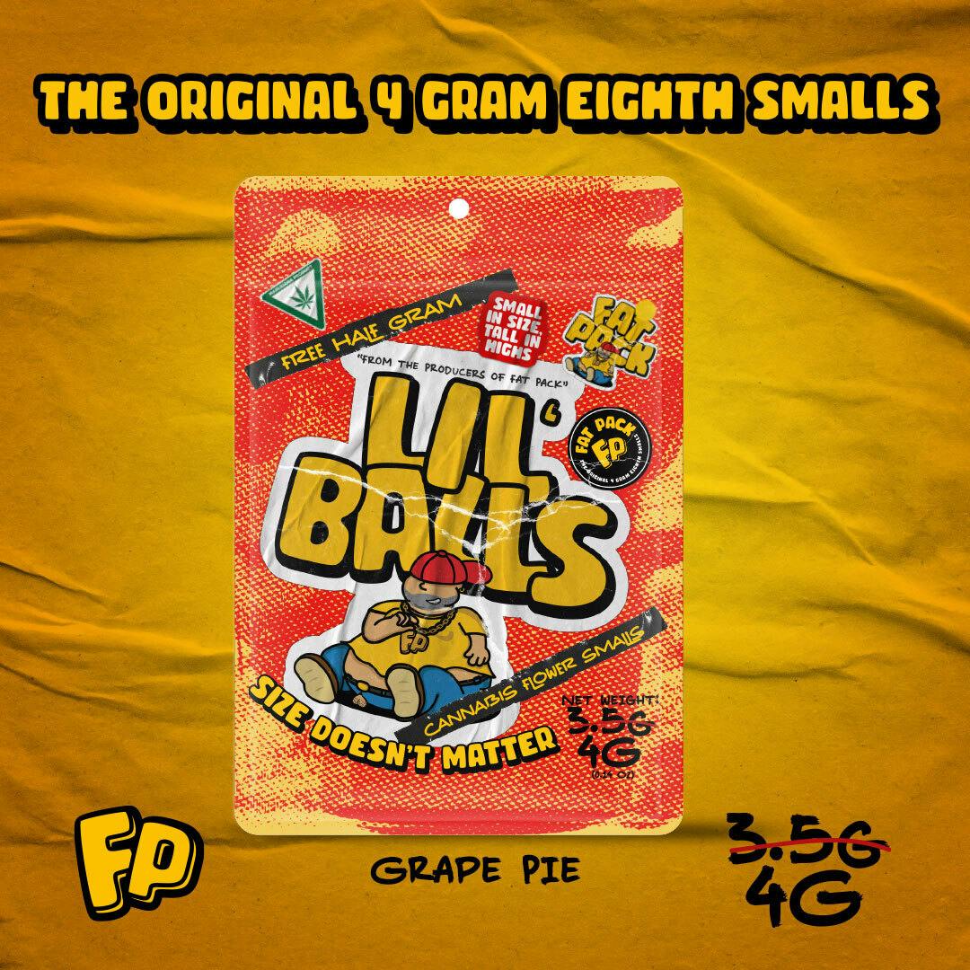 LIL' BALLS: Grape Pie (4G 8TH Smalls Prepack) by Fat Pack