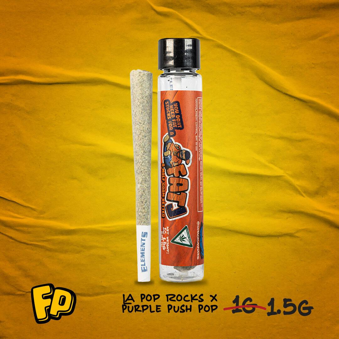 FAT J: LA Pop Rocks x Purple Push Pop (1.5G Preroll)