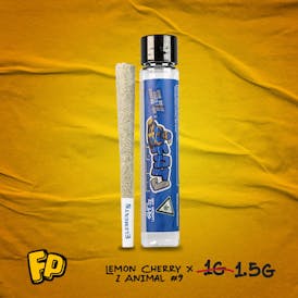 FAT J: Lemon Cherry x Z Animal #9 (1.5G Preroll)