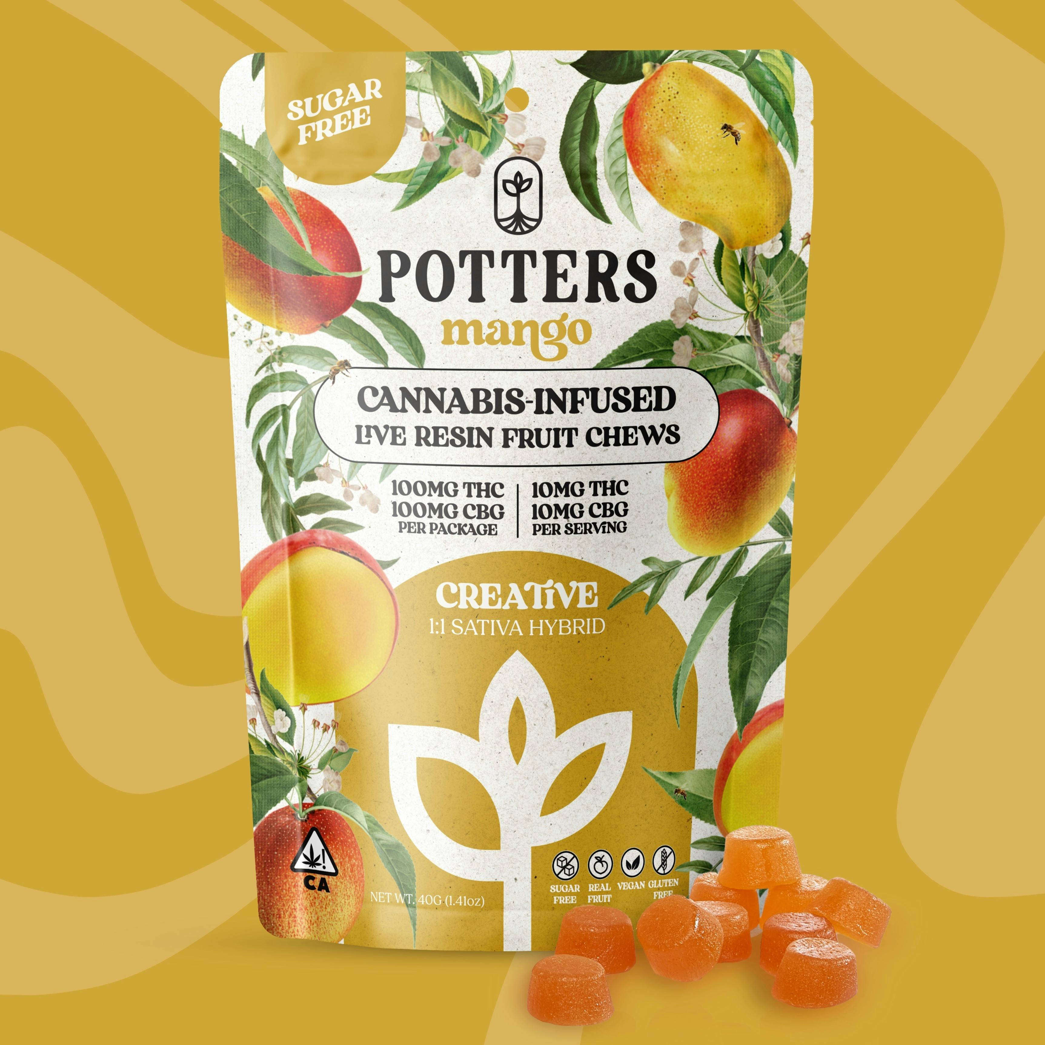 Potters — Mango -free Live Fruit Chews