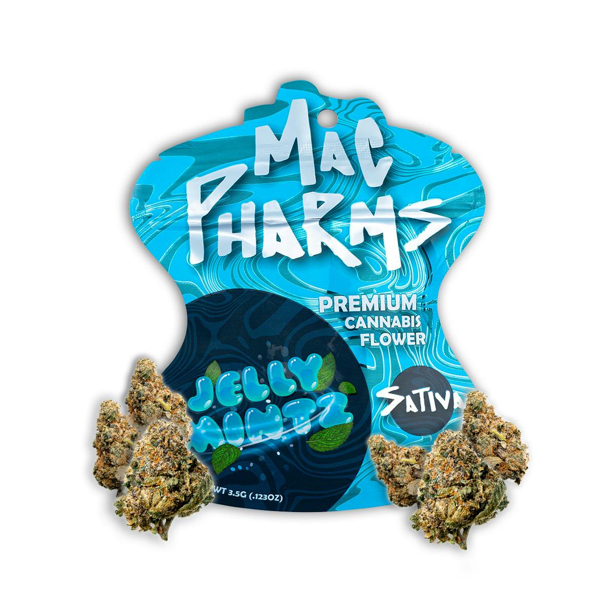 Mac Pharms | Jelly Mintz | Sativa | 3.5G Pre-Pack