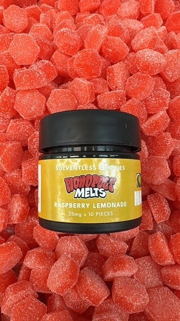 250mg - Raspberry Lemonade Solventless Gummies by Monopoly Melts