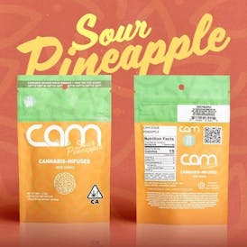 CAM Edibles | Sour Pineapple (100mg)