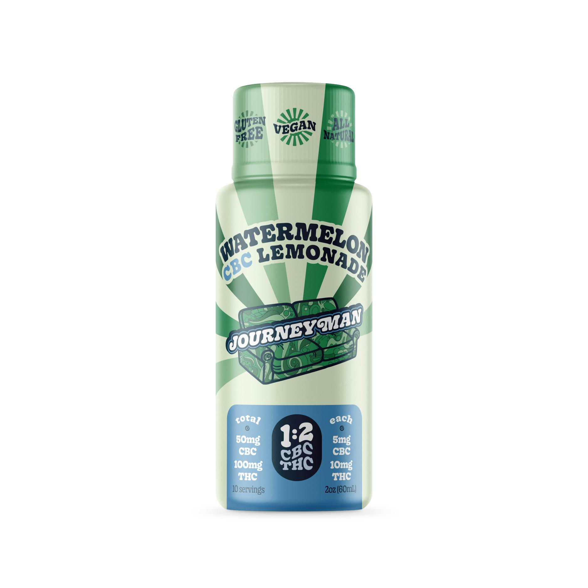 1:2 CBC Watermelon Lemonade (50mg CBC/100mg THC) [2oz] at MASS GROWN