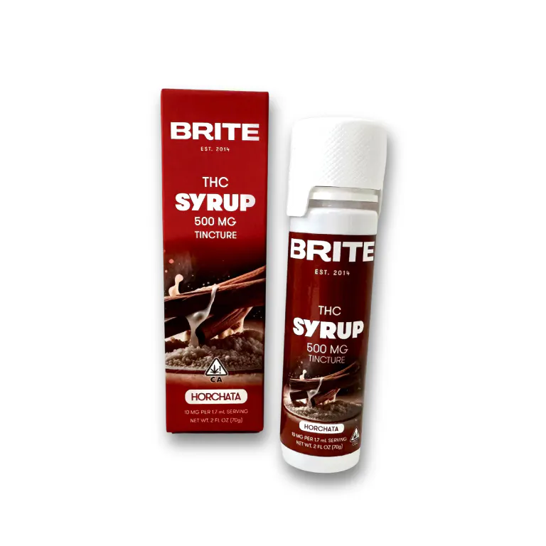 Brite Labs - Brite Labs - Horchata Flavored THC Syrup 2 oz 500mg Main Image