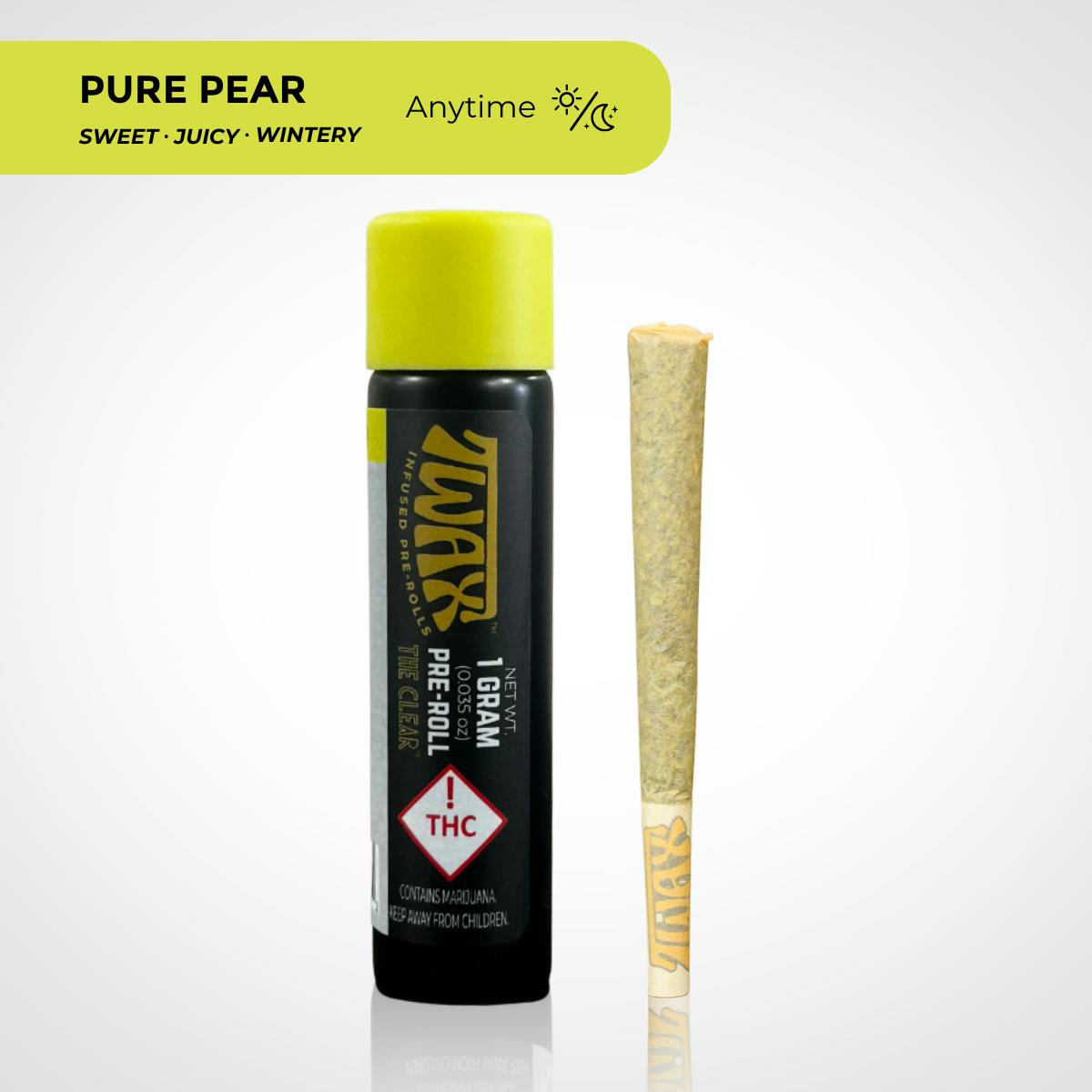 TWAX Infused Pre-roll 1.25g | Pure Pear by CLEAR Brands