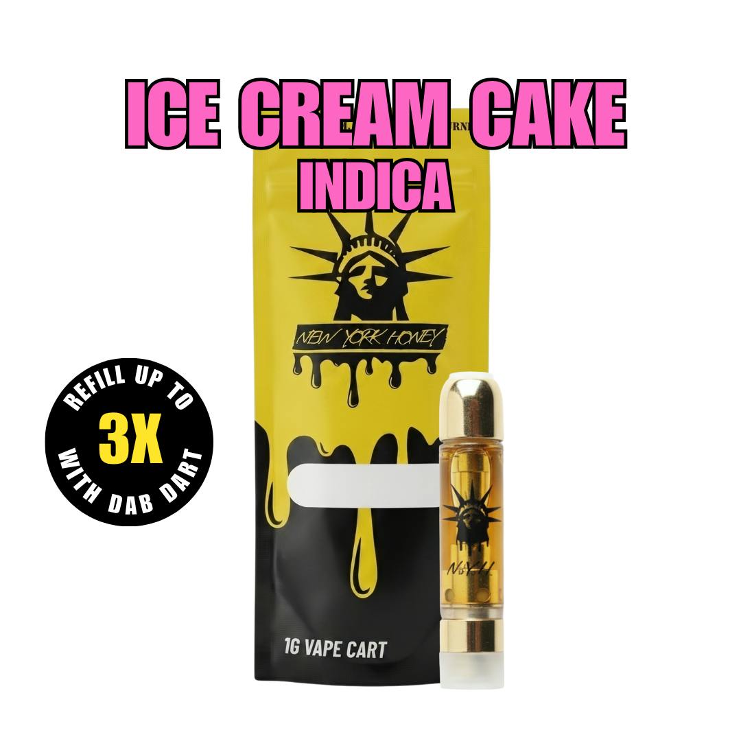 NEW YORK HONEY | 1G | 510 CARTRIDGE | ICE CREAM CAKE