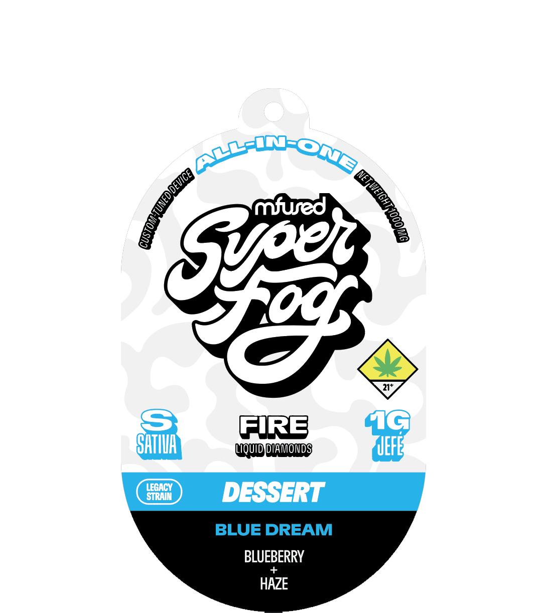 Blue Dream - FIRE Liquid Diamonds 1g Jefé