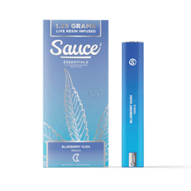 Sauce Essentials - Blueberry Kush - 1.25G Live Resin AIO (CA, AZ, OR)
