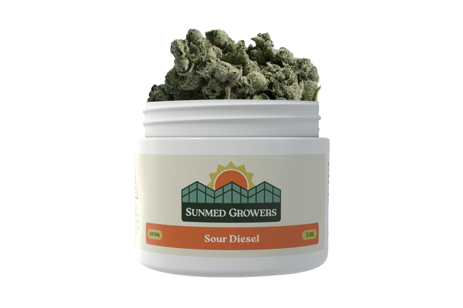 Sour Diesel Flower (3.5g) by SunMed Growers
