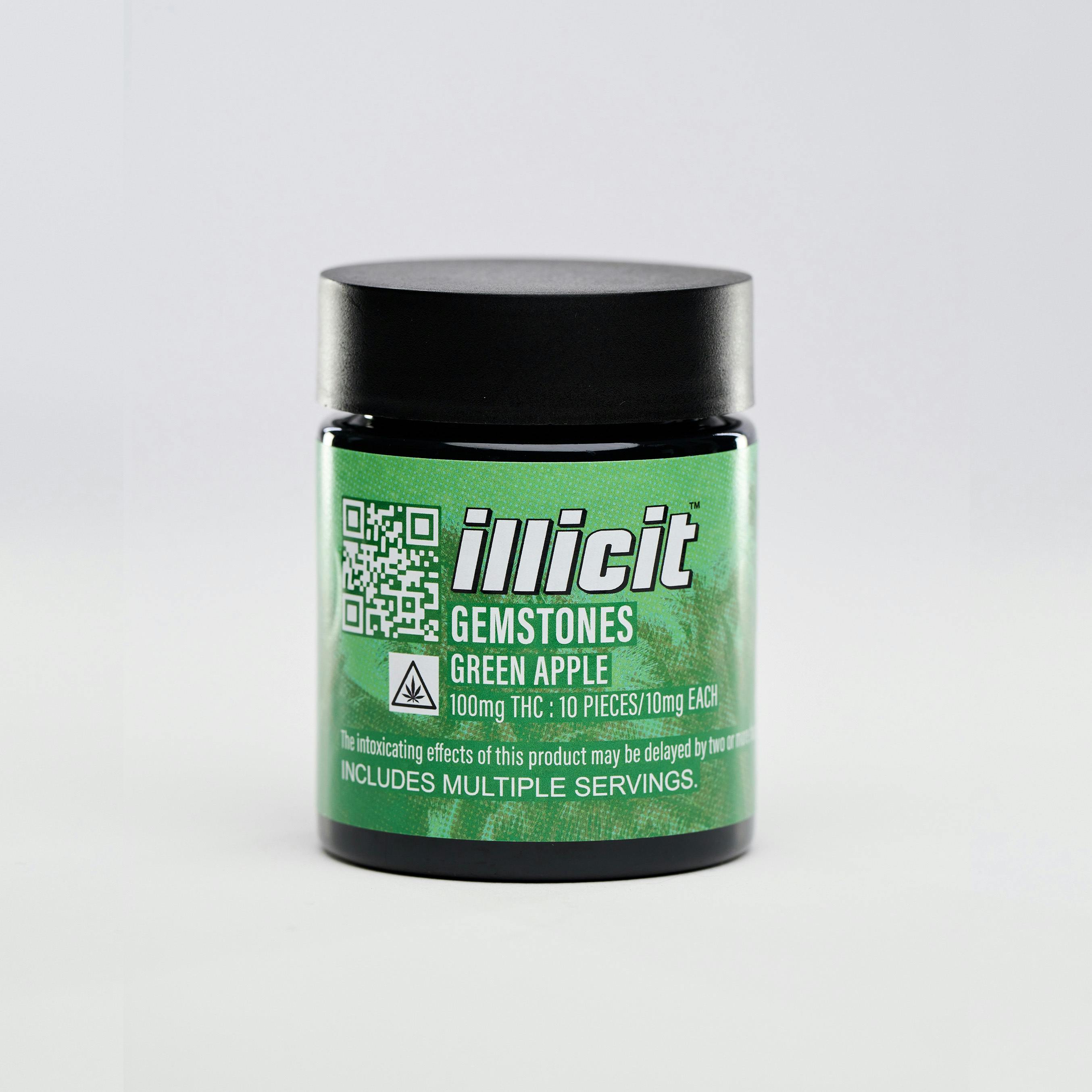 Green Apple 100mg Gemstones by ILLICIT