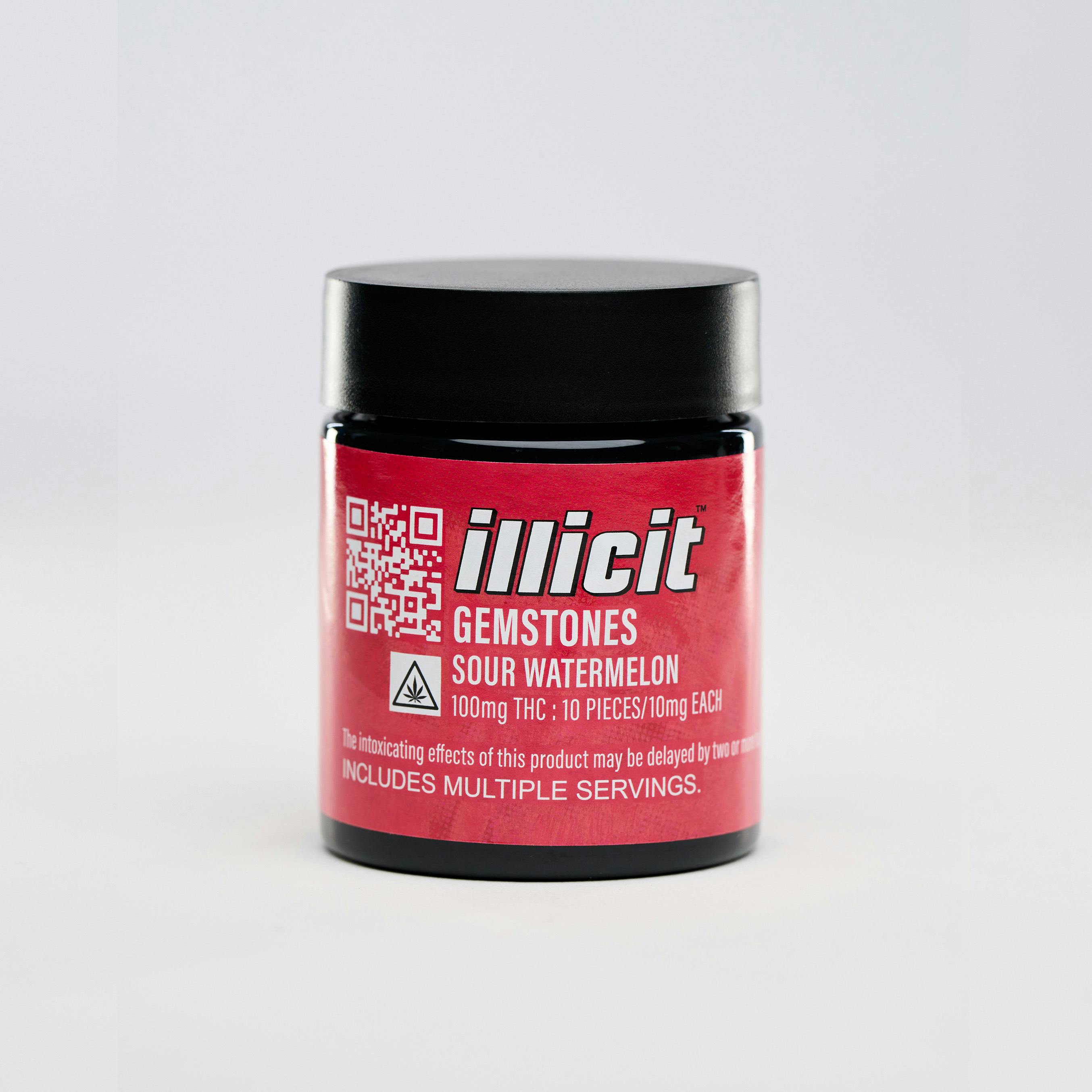 Sour Watermelon 100mg Gemstones by ILLICIT