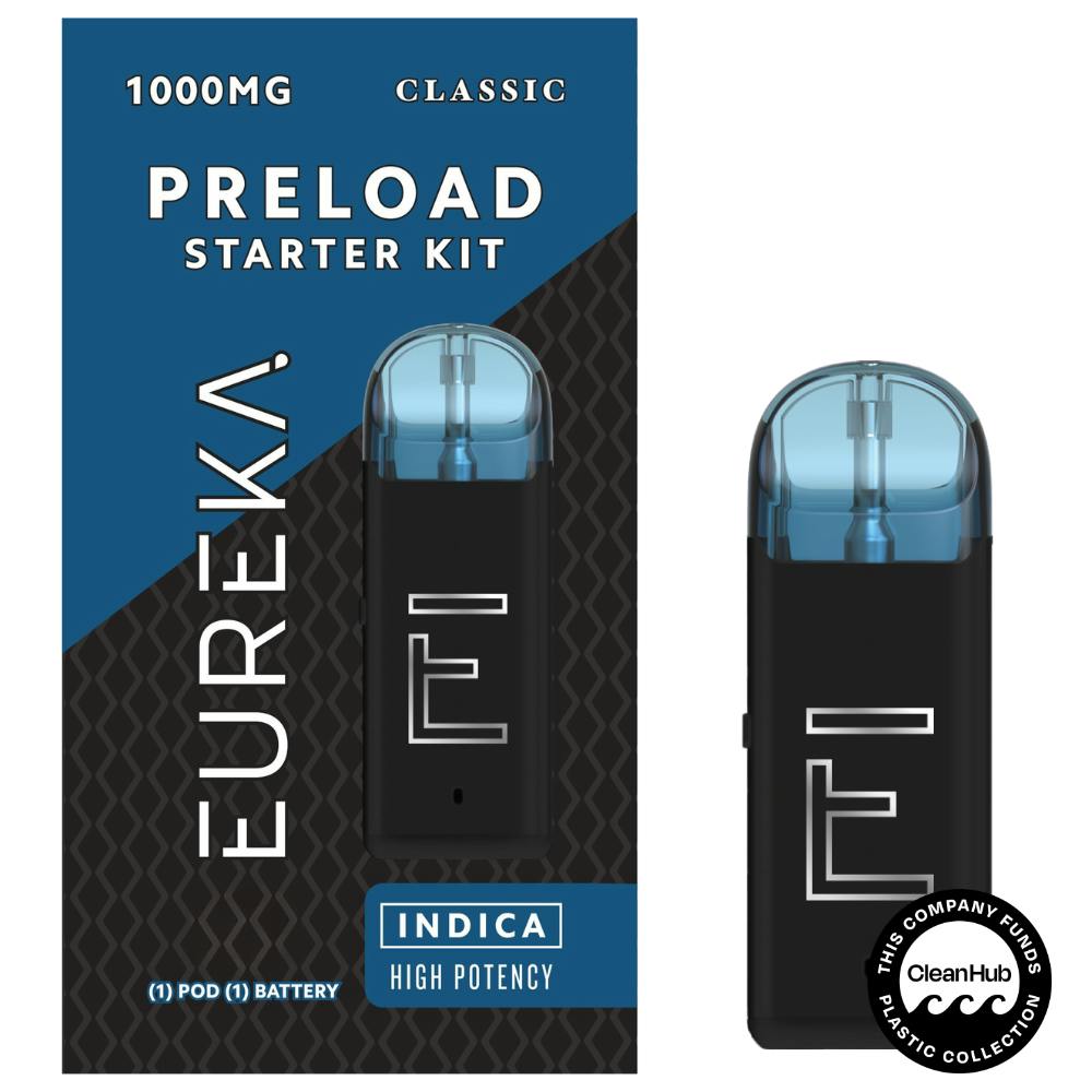 PRELOAD Starter Kit - 1g CLASSIC - Platinum Bubba by EUREKA