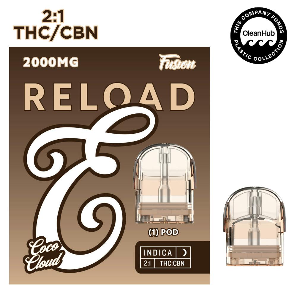 RELOAD - 2g FUSION - Coco Cloud (2:1 THC/CBN)