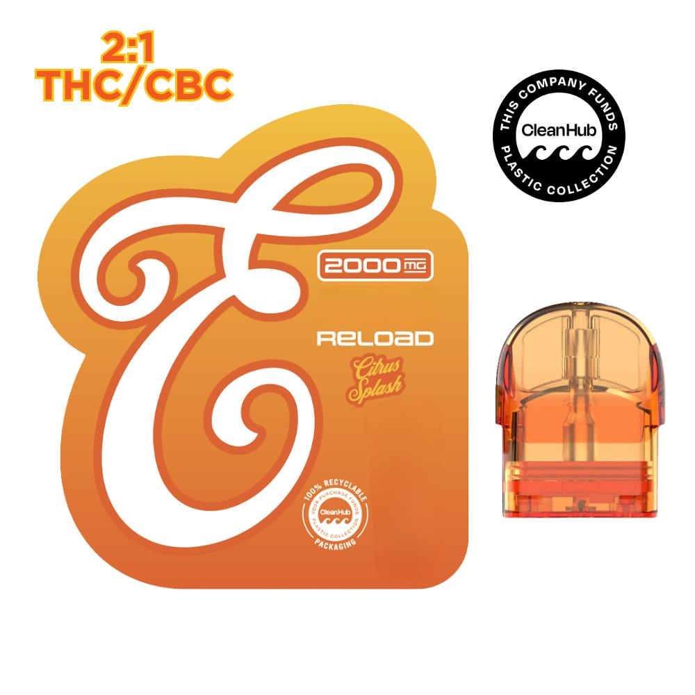 RELOAD - 2g FUSION - Citrus Splash (2:1 THC/CBC) by EUREKA