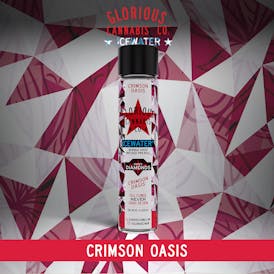 Crimson Oasis 1G | Bubble Hash with Diamonds | Glorious Cannabis Co.