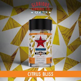 Citrus Bliss 3x.5G | Bubble Hash with Diamonds | Glorious Cannabis Co.