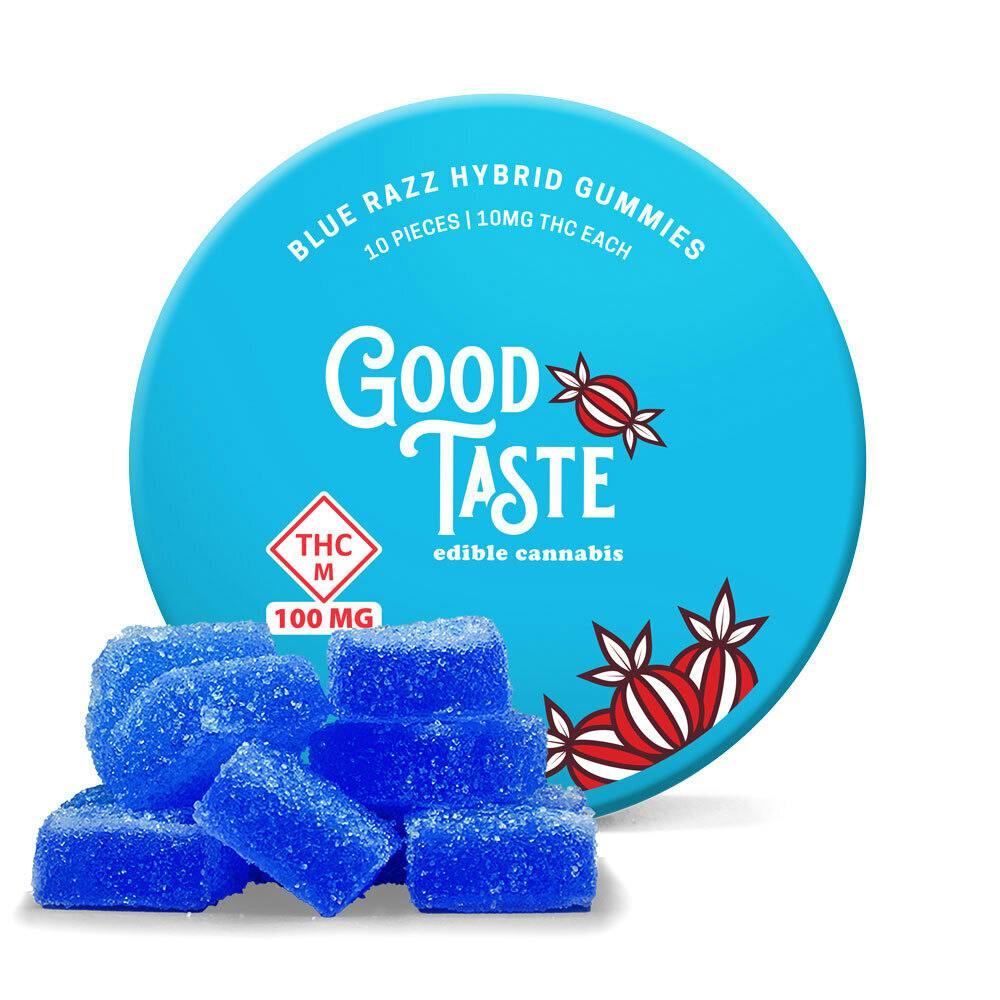 Blue Razzberry Hybrid 100mg - Good Taste Edible Gummy