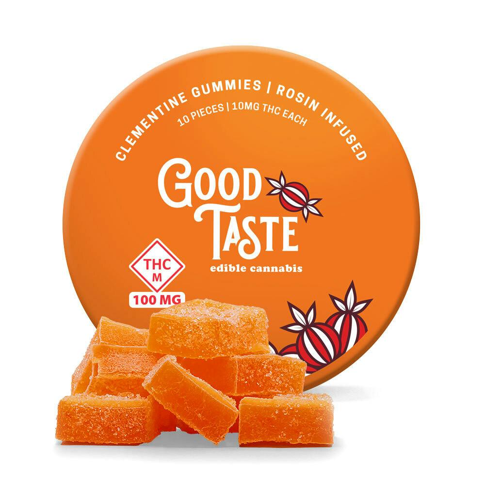 Clementine Rosin 100 mg - Good Taste Edible Gummy