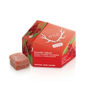 WYLD | Sour Cherry Indica Enhanced Gummies | 100mg