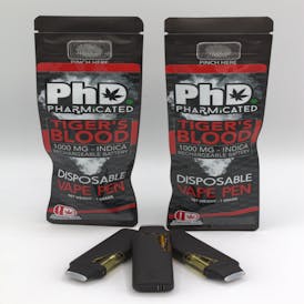 PhD Disposable D9 Vape Cart - 1000 mg - Tiger's Blood (I)