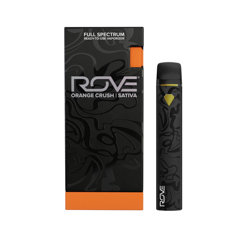 Rove Orange Crush · Melted Diamond Live Resin Vaporizer · 0.85g (RTU) NV, Disposables
