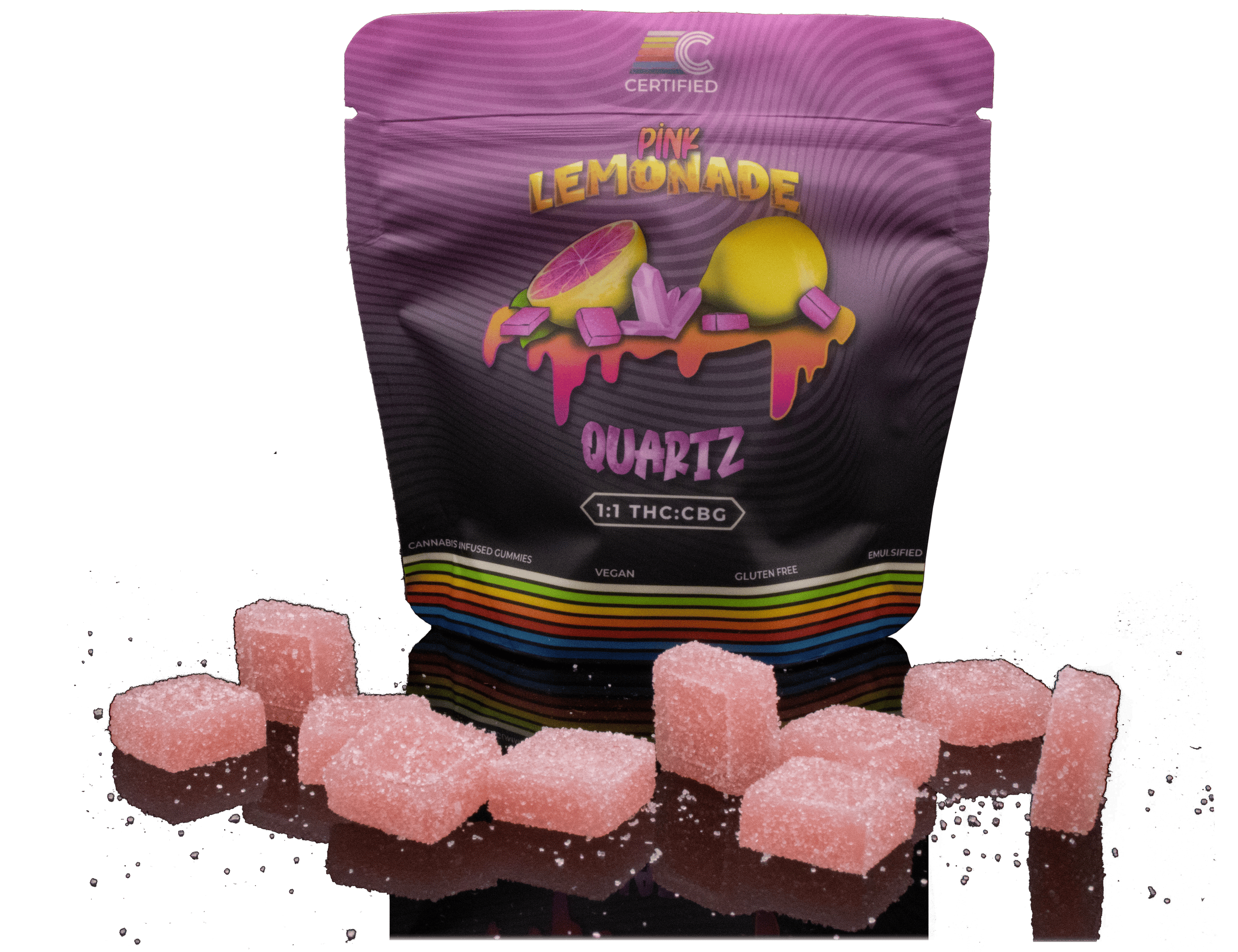 Gems Pink Lemonade Quartz Cbg