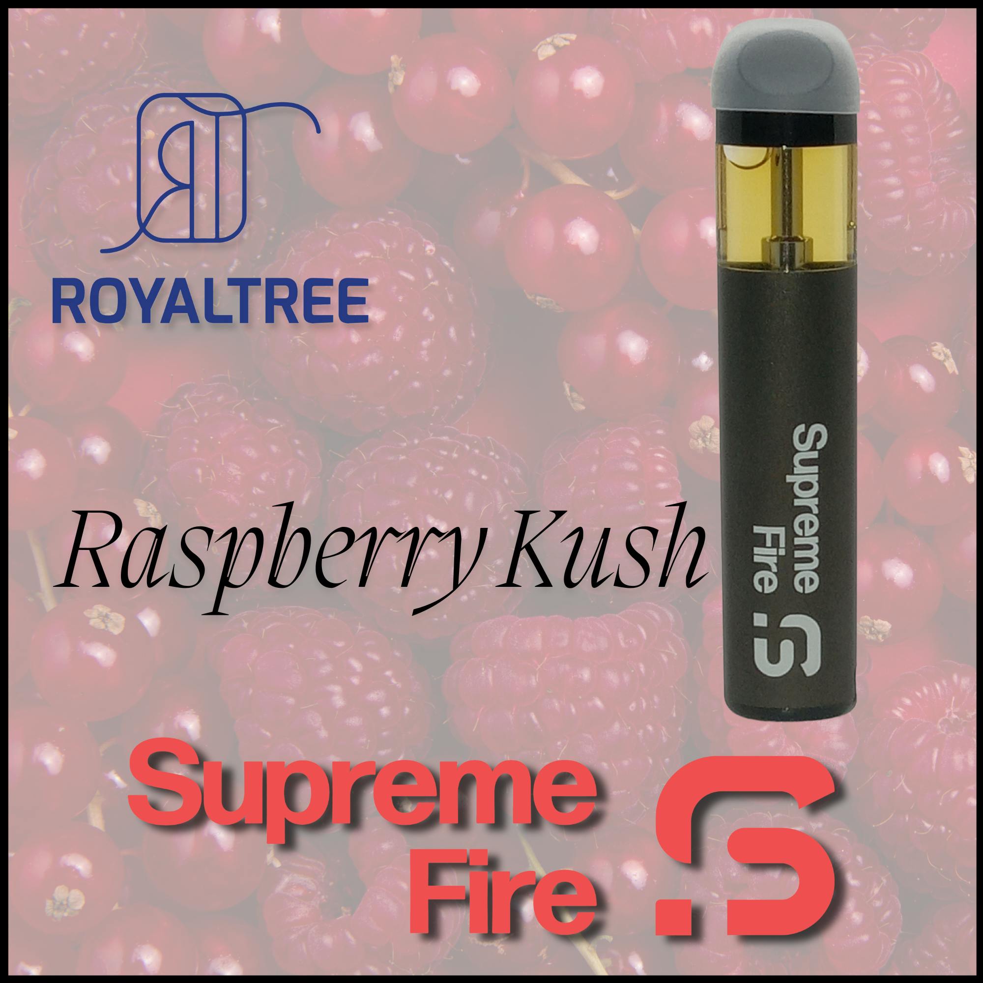 Supreme Fire Disposable - Raspberry Kush (I) - 2g