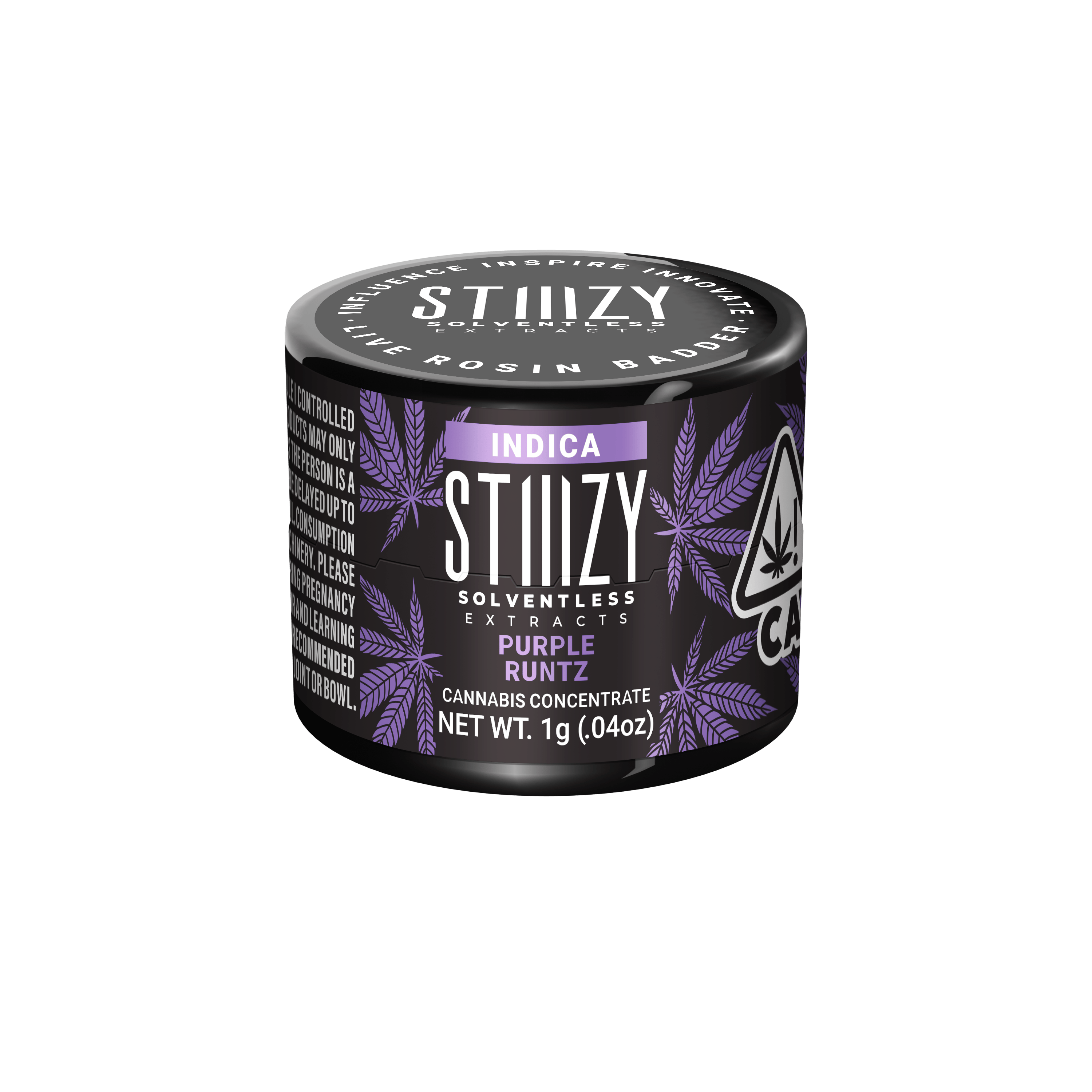 STIIIZY - PURPLE RUNTZ - Live Rosin Badder — Concentrates