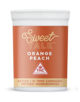 Orange Peach - 100mg Nano Gummies 10pk