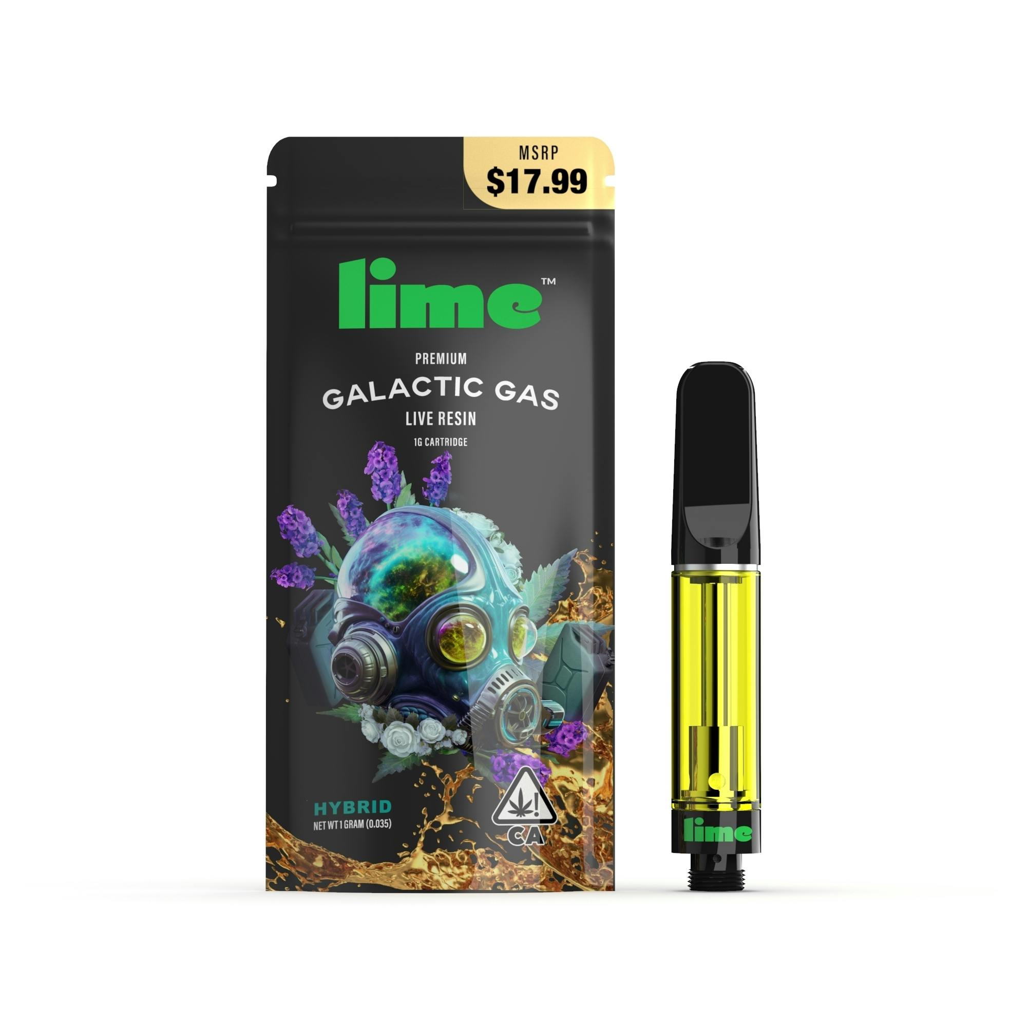 Hybrid (1.0g Live Resin Cartridge) — Galactic Gas