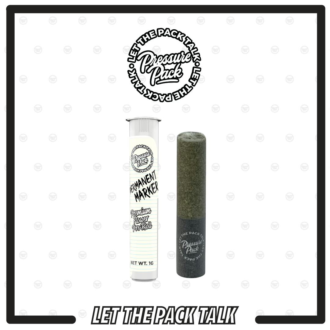 Pressure Pack Permanent Marker Pre-roll 1g