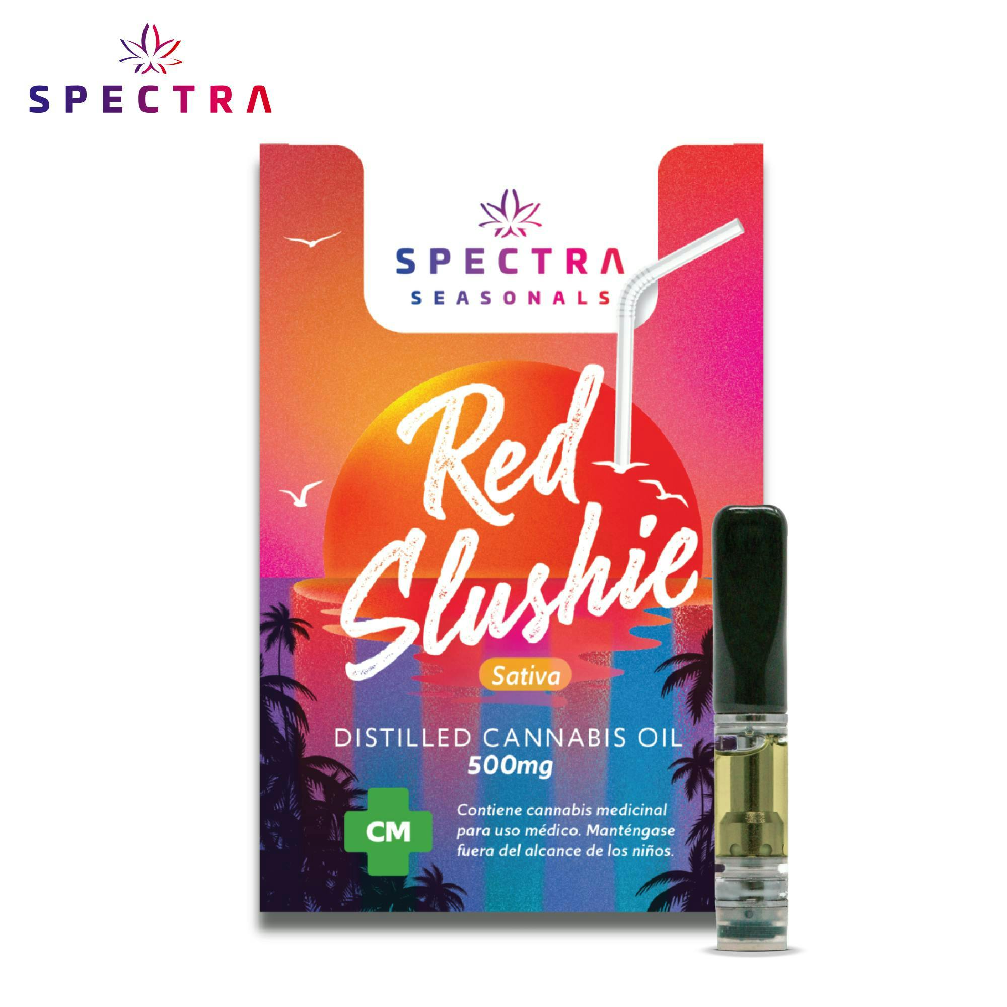 Red Slushie Dist Cart .5g - Spectra