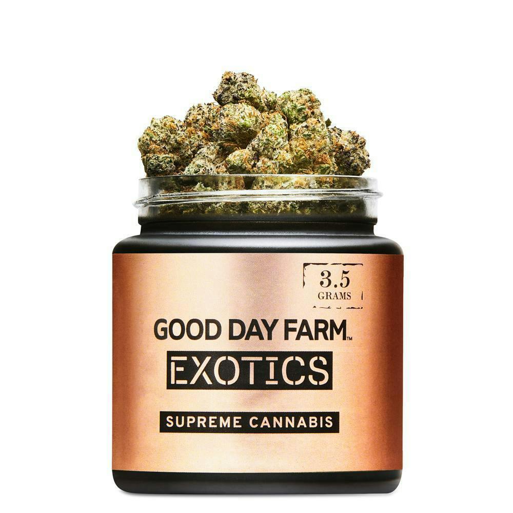 GDF: Flower | GMO x OZ Kush Bx2 | 3.5g by Good Day Farm