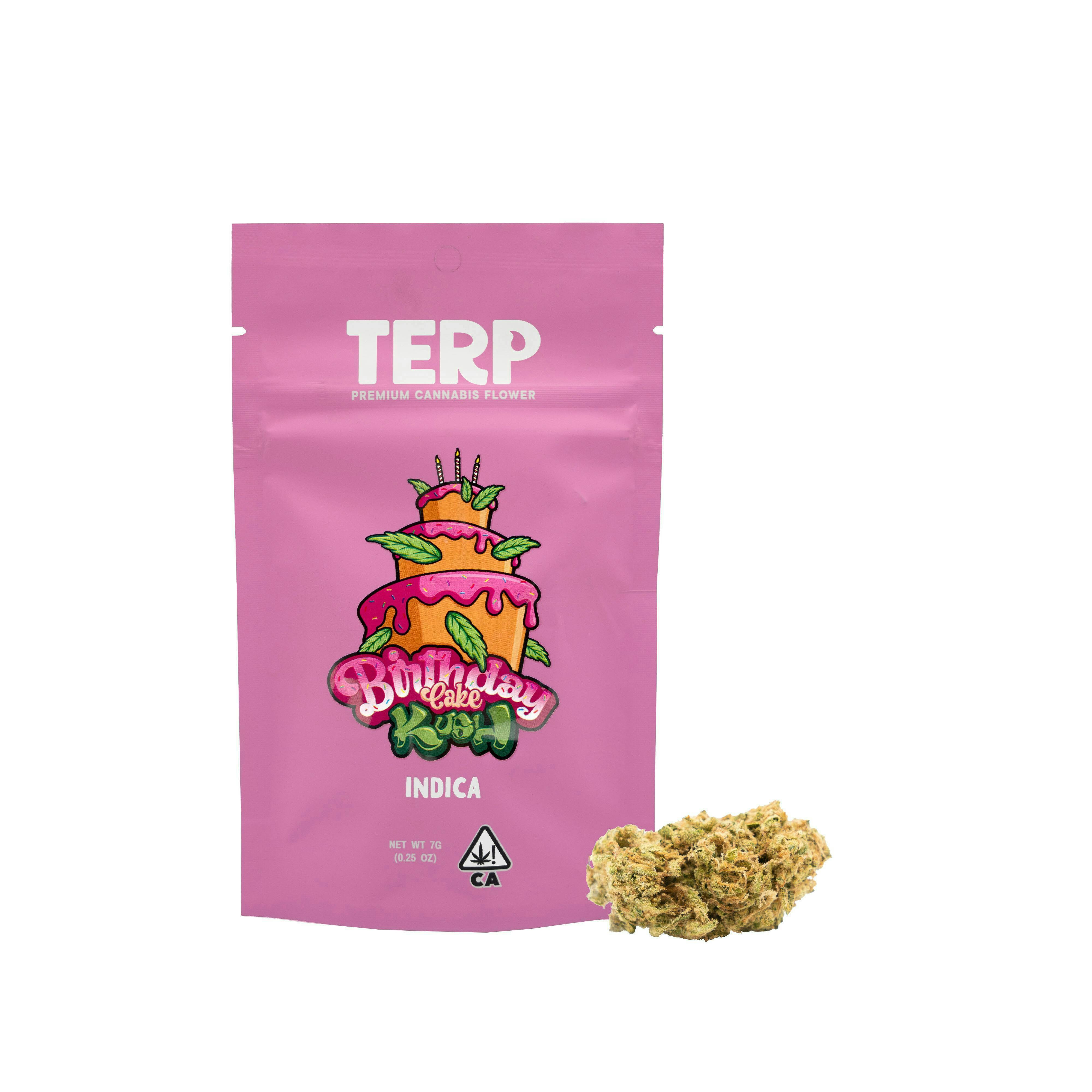 TERP Brand | Birthday Cake Kush | Big Buds | 7g