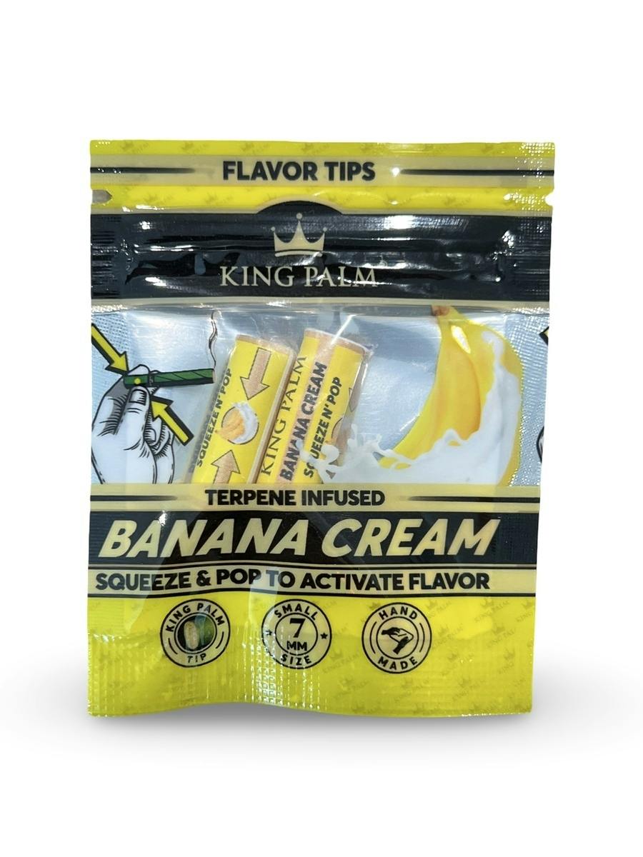 King Palm Flavor Tips - Banana Cream 2pk