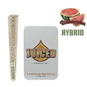 Juiced Infused Pre-Rolls | Flower, Kief & Concentrate | Watermelon 5-Pack