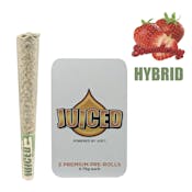 Juiced Infused Pre-Rolls | Flower, Kief & Concentrate | Strawberry 5-Pack
