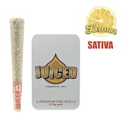Juiced Infused Pre-Rolls | Flower, Kief & Concentrate | Lemon 5-Pack