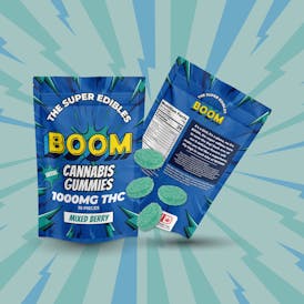 Mixed Berry - Sativa - 1000mg THC Gummies