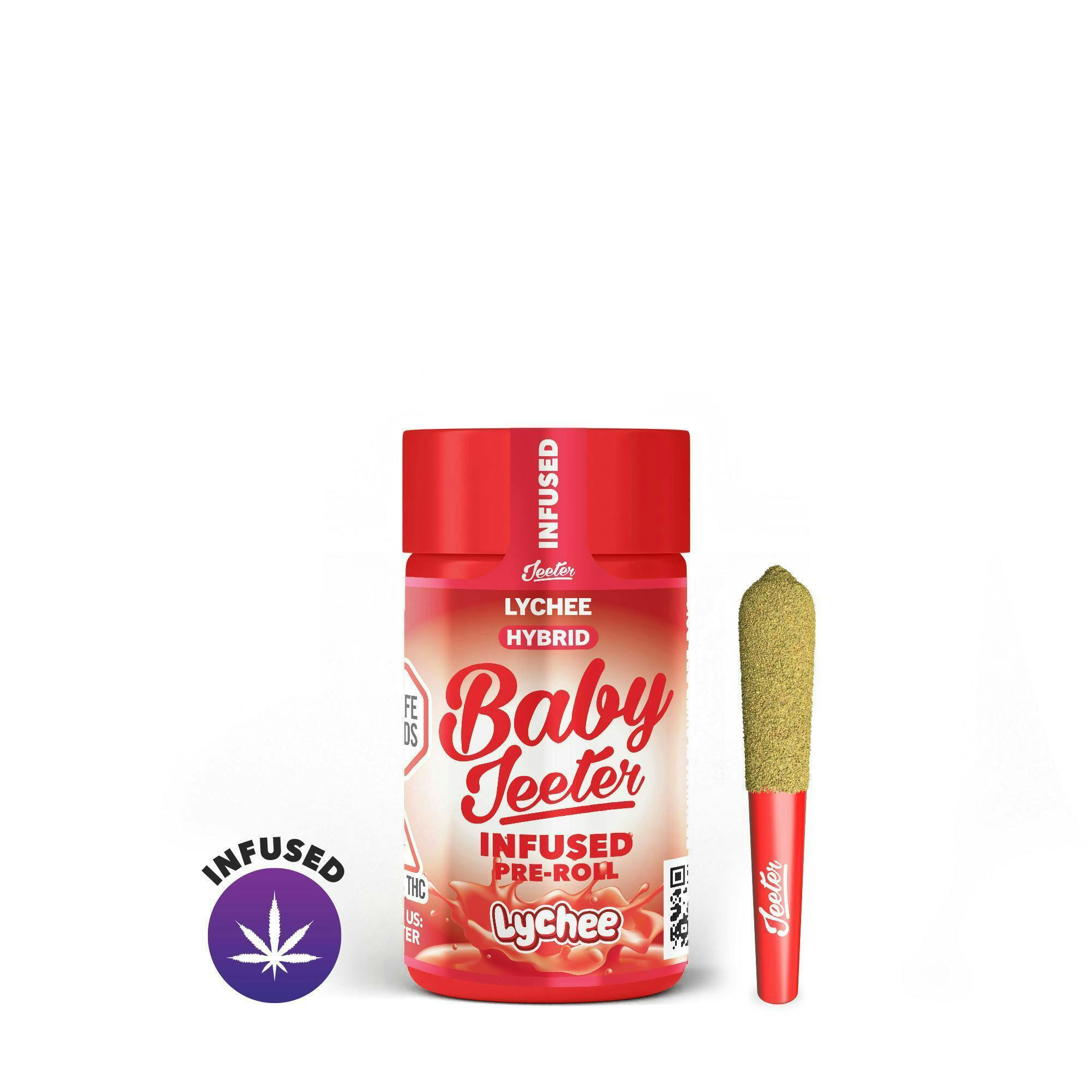 Jeeter | Lychee | Baby Infused Minis | 0.5g each | 5pk