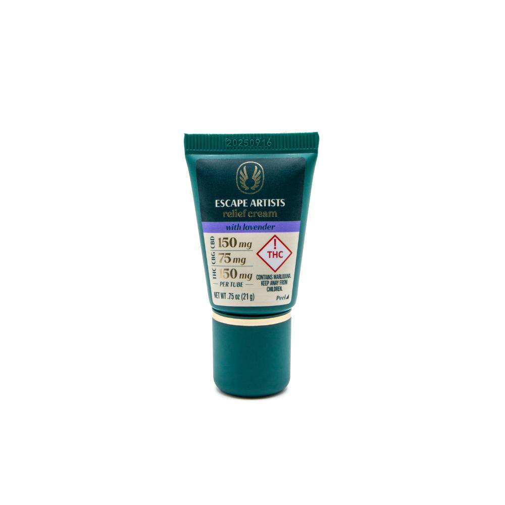 Relief Cream - Lavender - [0.75oz] (150mg CBD / 75mg CBG / 150mg THC)