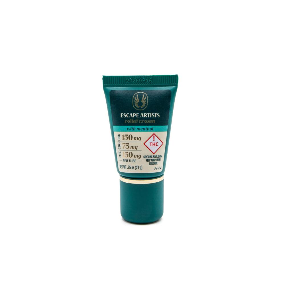 Relief Cream - Menthol - [0.75oz] (150mg CBD / 75mg CBG / 150mg THC)