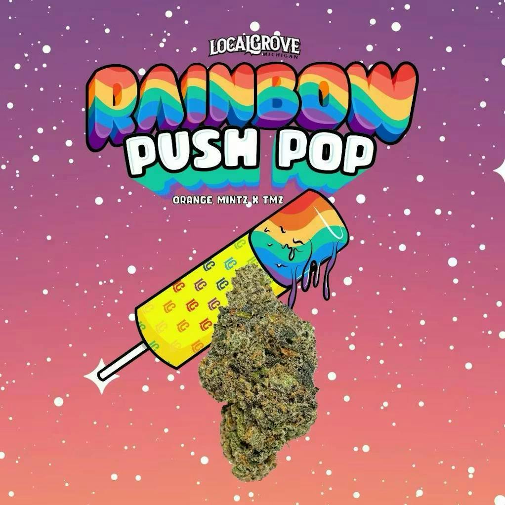 Local Grove | Rainbow Push Pop | Big Buds by Local Grove
