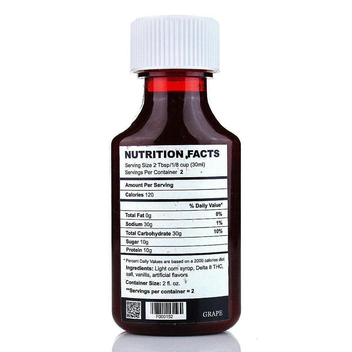 1000mg THC Potent Syrup - Blueberry - LA Native