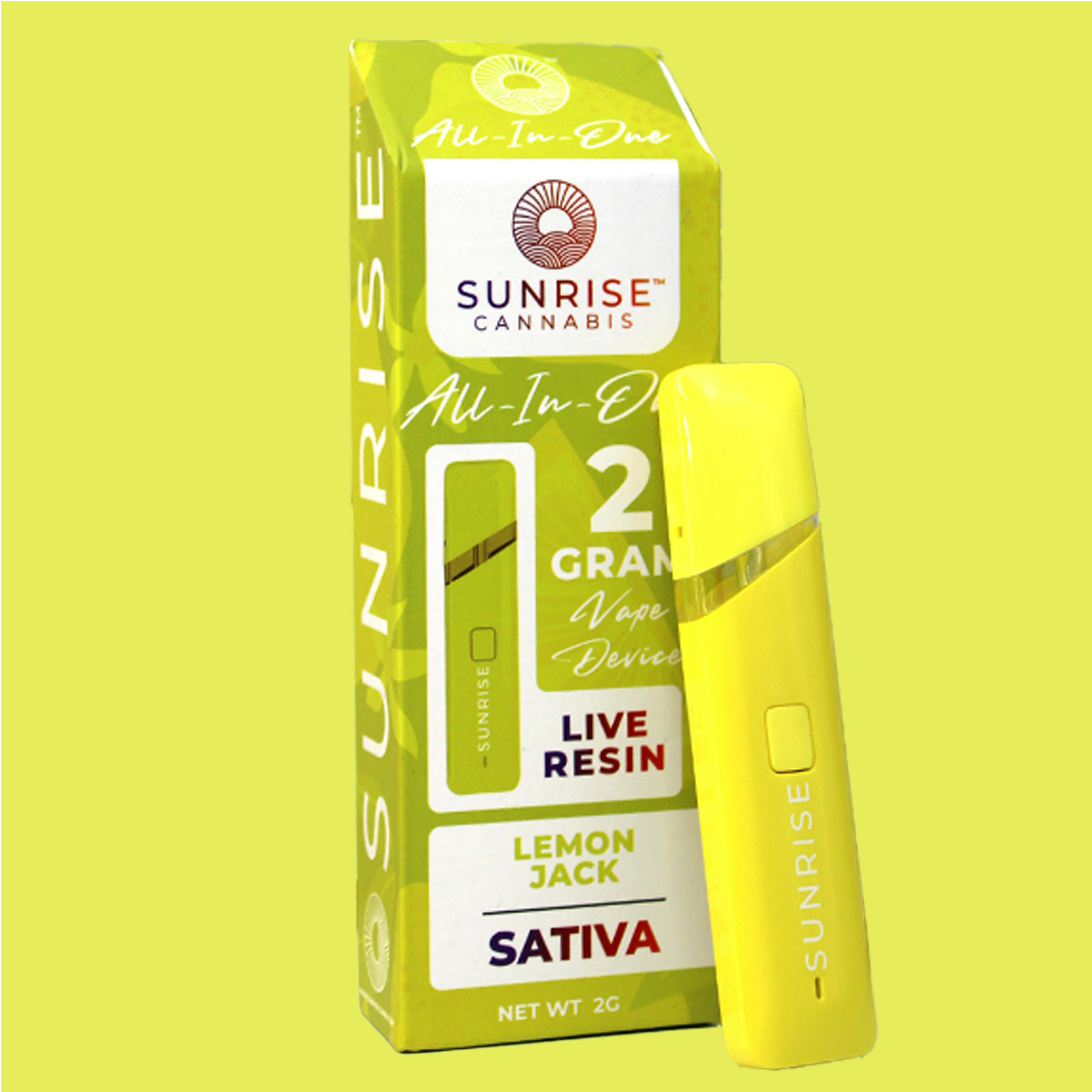 【Lemon☆】速達 Select - Lemon Sunset - Disposable Vape - 1g - 1g by Select
