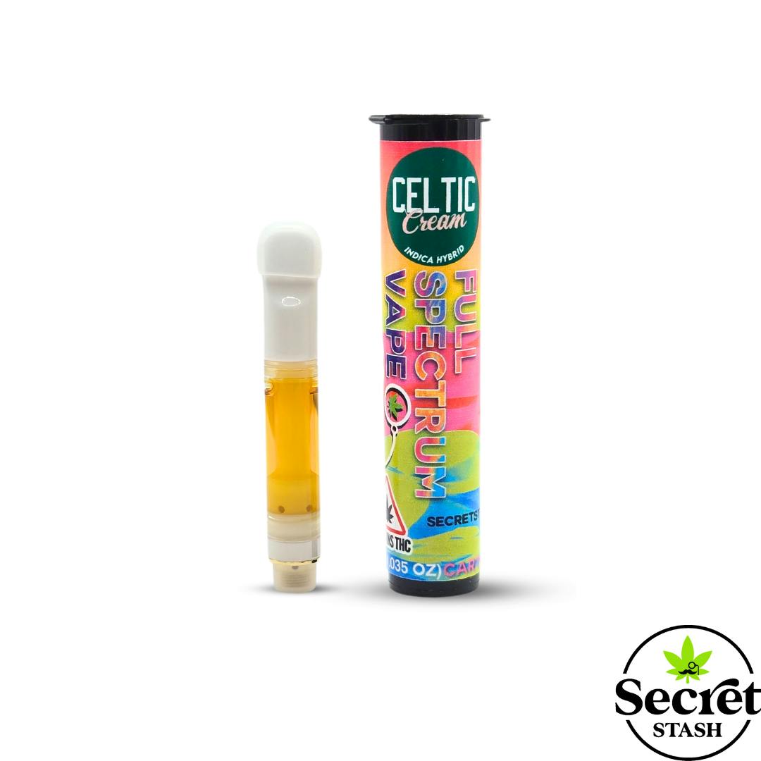 Secret Stash | Cured Resin Cart | Celtic Cream | 1g by Secret Stash